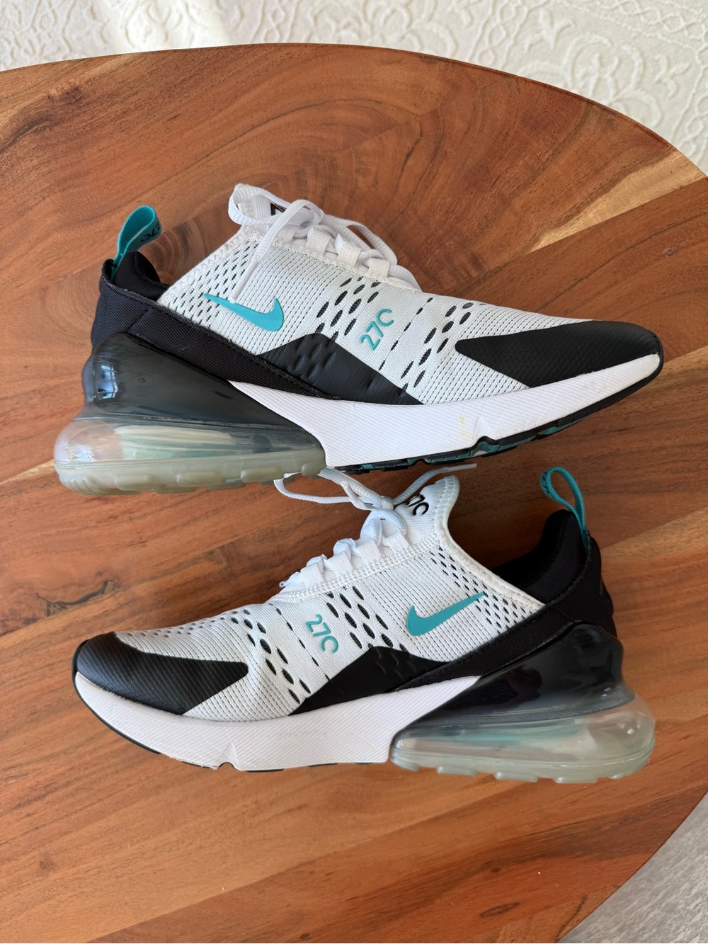 Nike Women's Air Max 270 Sneakers - White/Black/Teal